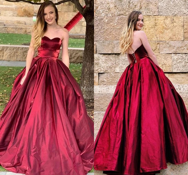 Latest Prom Dresses Strapless Backless A Line Sweep Train Plus Size Vestidos De Fiesta Sexy Special Occasion Dress Formal Party Evening Gown