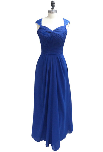 New Arrival Blue Summer Prom Dresses Special Design Sweetheart Open Back Pleat Chiffon Dress for Prom Night