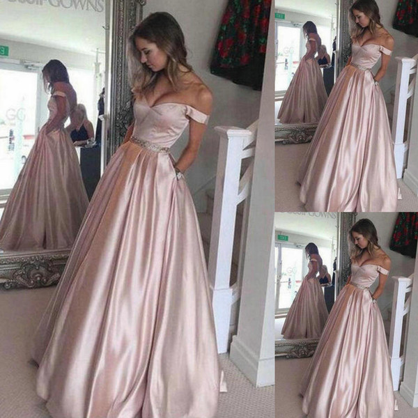 prom dresses A-Line Ball Gown v-neck sequined dresses prom dresses long Lace-up Her shoulders with CK082