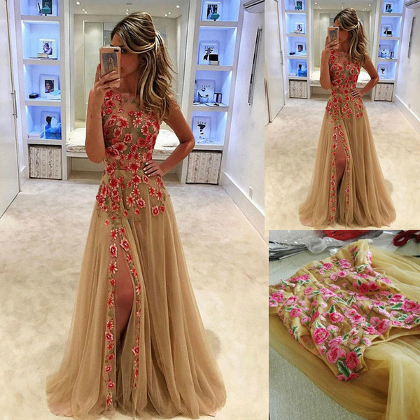 Prom dresses Off The Shoulder Mermaid Long Evening Dresses Tulle Appliques Beaded Custom Made Formal Evening Gowns Prom Party Wear