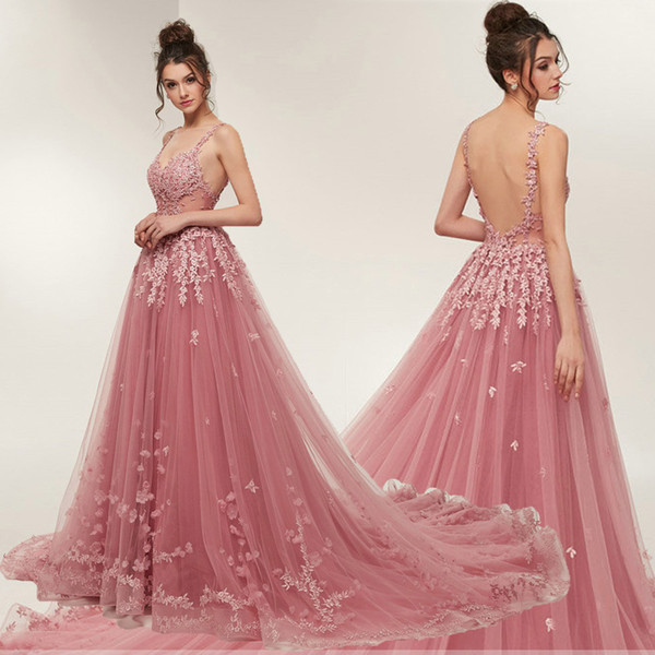 Prom Dresses Long Party Dresses vestidos de prom Open Back Evening Dresses Prom Party Dress vestido de noiva Real Sample