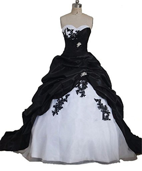 New Elegant Ball Gown Red Black Embroidery Quinceanera Dresses For 15 Years Sweet 16 Prom Party Prom Gown QC1002