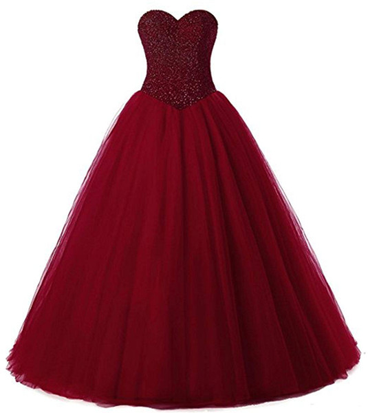 New Sexy Off the Shoulder Ball Gown Quinceanera Dresses With Tulle Beads Sweet 16 Prom Pageant Debutante Dress Party Gown QC1247