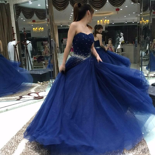 New Fashion Quinceanera Dresses Sweetheart Major Beading Ball Gown Formal Long Party Dress Prom Gowns CCustom Made