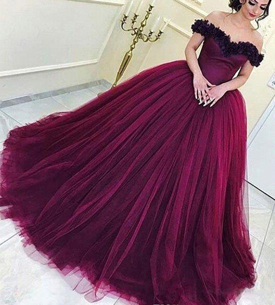 ZYLLGF Wine Red Quinceanera Dress Arabic Dubai Off Shoulder Sweet 16 Ages Long Girls Prom Party Pageant Gown Plus Size Custom Made