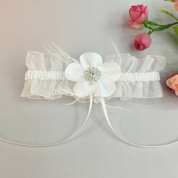 Wedding Garter Set Crystal Pearl IVORY Shabby Flower Wedding Garter Set The Bride Wedding Accessories The Garter Wedding Garters Silk Garter