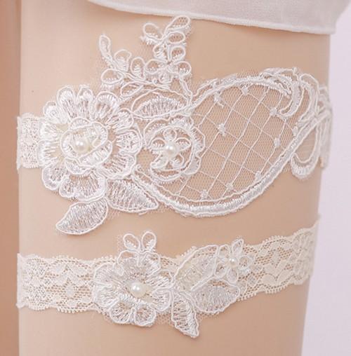 Free shipping hot sell new arrive sexy Lace Garters bowknot flowers Leg ring Wedding Bridal Garters shuoshuo6588