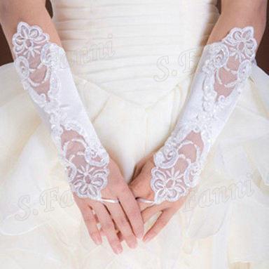 Best Selling! Lace Fashion Wedding Gloves Bridal Accessories Cheap Wedding Glove Formal Wear
