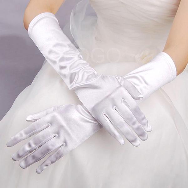 Free Shipping Newest Style Long Laciness Dress Gloves Wedding Gloves Stain Bridal Gloves Wedding Dress Accessories 2018
