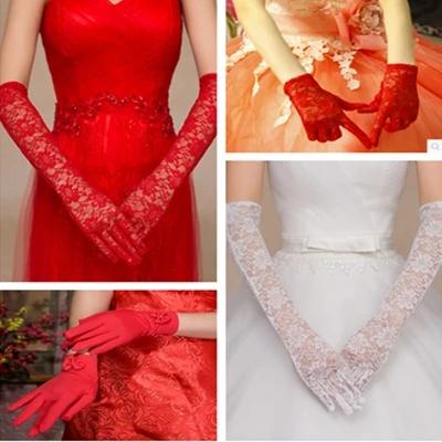 2019 Weddings & Events Bridal Accessories Bridal Gloves Designer Gloves Luxury Mitten Pelliccia Fourrure Lace Satin Bride Wedding Gloves
