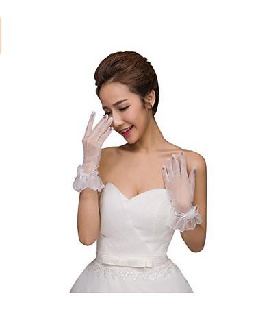 2017 Transparent New Arrival Hot Fashion Style New Coming Women's Long Tulle Gloves
