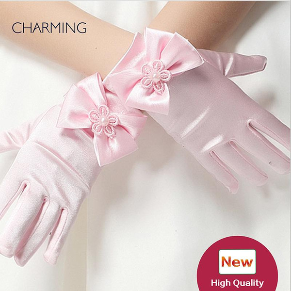 Gloves of the bride Kids beauty contest And dress for flower girl wedding Kids dresses for girls Best flower girl Product supplier china