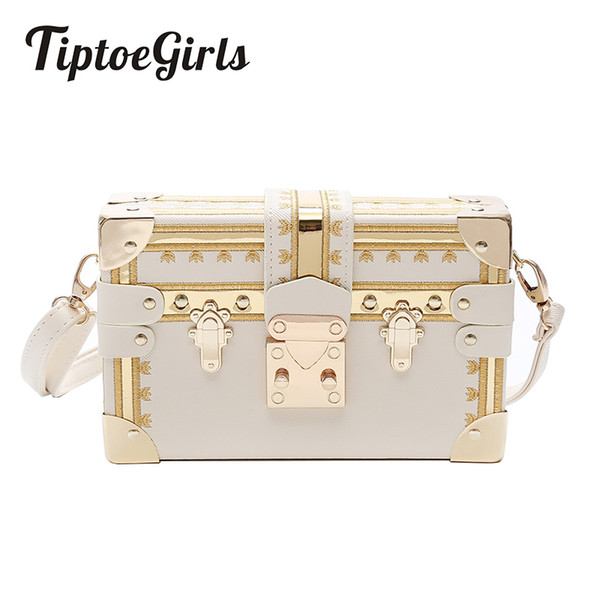 Female Fashion Box Women Bag Rivets Hit Color Women Messenger Bag Small Square Bag New Shoulder Package Europe Fashion Mini