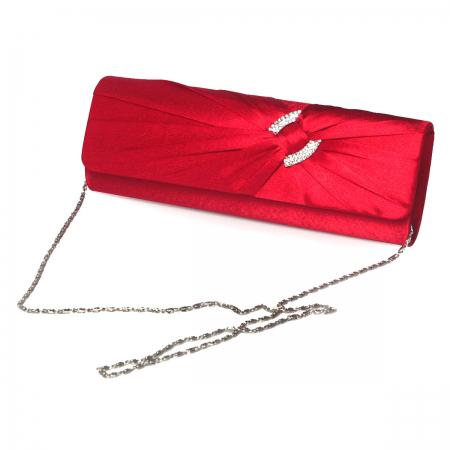 2018 new style bridal wedding handbag with rhinestones fashion wholesale price shoulder bag size 27x5x10cm with chain