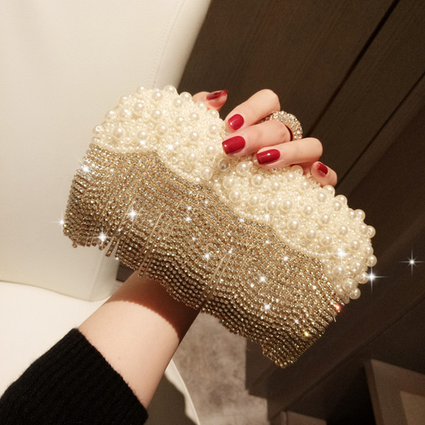 Shinny Bling Diamonds Gold Silver Bridal Hand Bags Hot Style Fashion Love Heart Women Clutch Bags For Party Evenings Forma