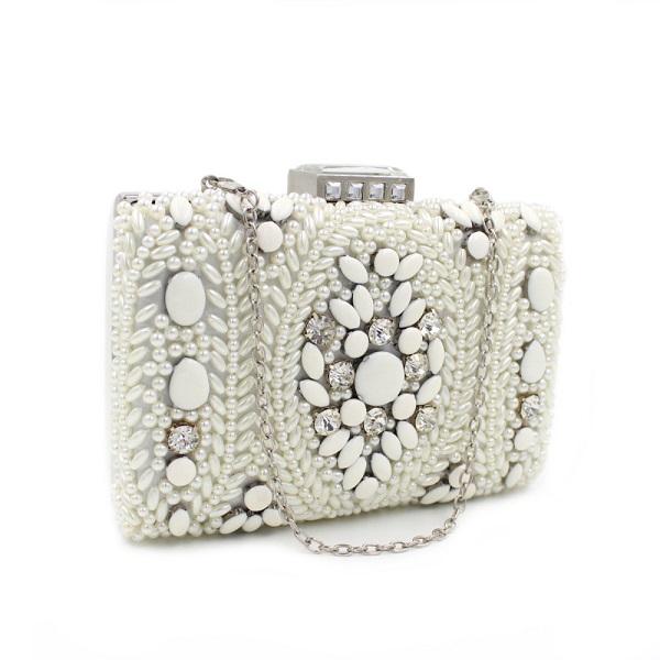 Ladies Handbag Beads Diamond Beaded Evening Bag Hand Bag Party Bride Cheongsam Ajustable Party BD074