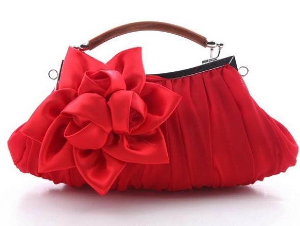 Designer hot sell new style bridal hand bags silks and satin clutch bag makeup bag wedding evening party bag shuoshuo6588