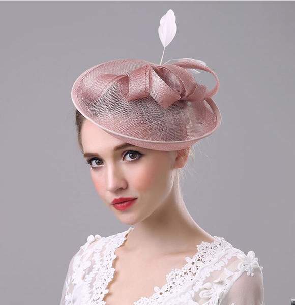 High Quality Hair flower Bridal Hats For Wedding Mothers' Hats Christmas Veils Hairbands Vintage Hair Accessories Bridal Head Hats