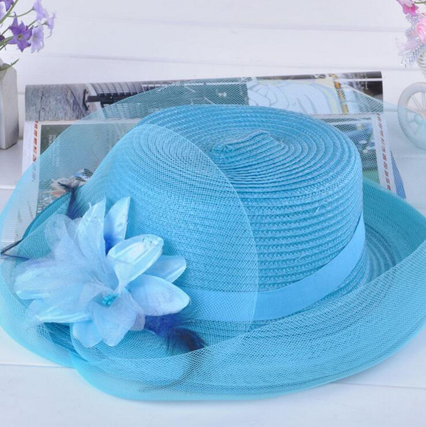 The European and American style dome little hat ladies hats circle cap headdress Pure color travel necessary hat HT20