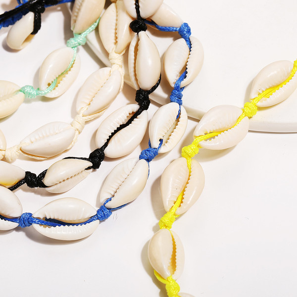 Beach shells knit bracelets