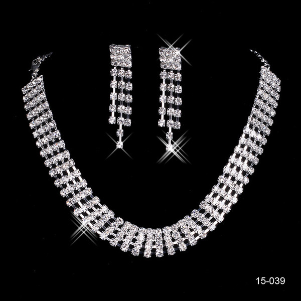 2018 Cheap free shipping Styles Statement Necklaces peals Sets Bridesmaids Jewelry Lady Women Prom Party Fashion Jewelry Earrings 15040