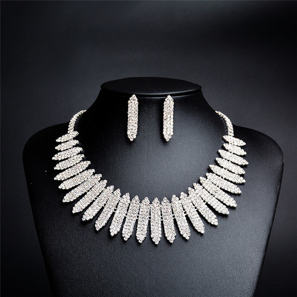 New Arrival 2019 Silver Women Necklace For Bridal Jewelry Accessories Women Party Birthday Christmas Gifts Necklace CPA1879