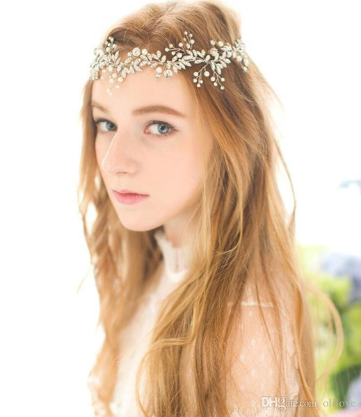 New Fashion Crystal Flower Headpiece Wedding Hair Accessories Special Occasion Headbands Bridal Headband Tiara Free Shipping