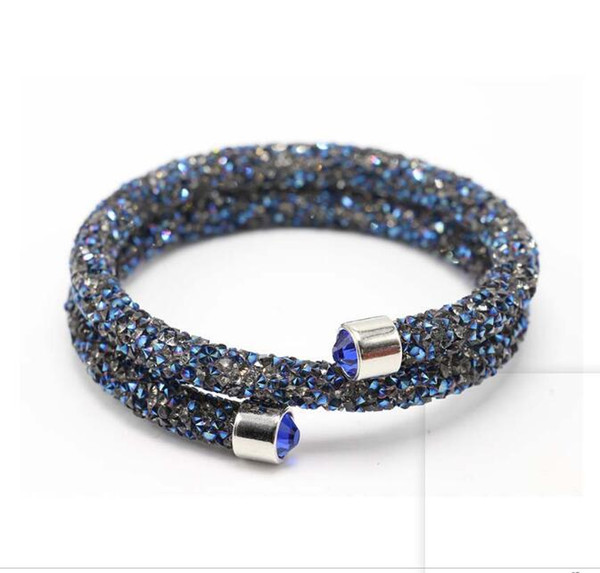 European and American fashion Bridal Accessories jewelry lady's crystal multi-layer bracelet Bridal jewelry