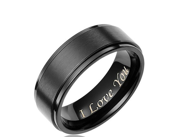 Lovers ring wholesale fashion jewelry ring titanium ring