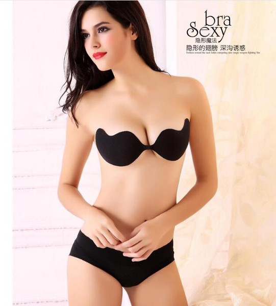 Bioadhesive Bridal Undergarments breast paste invisible silicone bra to gather the bride wedding dress breast paste wholesale underwear
