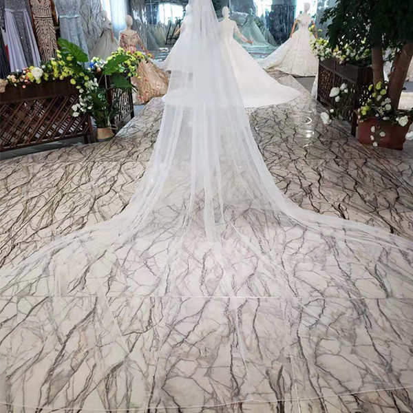 2022Newest Elegant Simple 200cm Long Bridal Veils Cheap Wholesale White Real Photos 1 layers Soft Bride Wedding Accessories Free Shipping