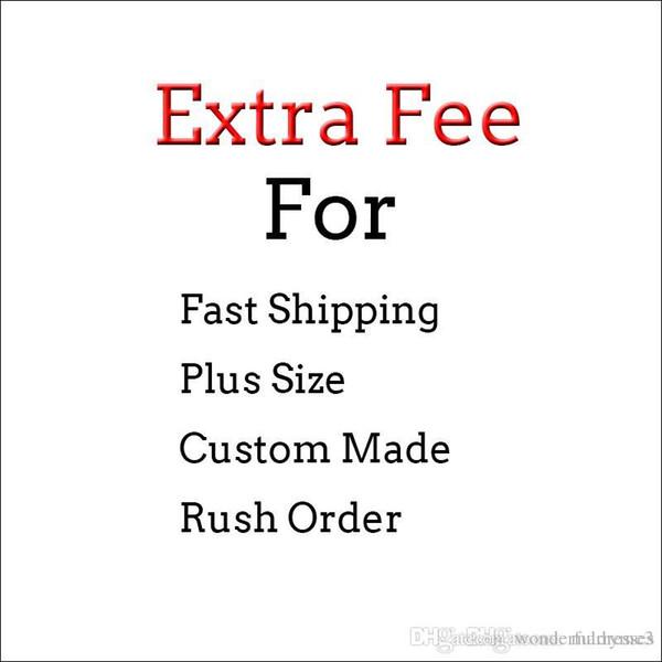 Extra Fee For Fast Prom Dresses Custom Made Party Dresses Plus Size Prom Rush Order Evening Dresses