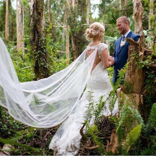 Elegant Bridal Cape Lace Edge Wedding Cloak Veil White Ivory Long Tulle Shawl Lady Shrug