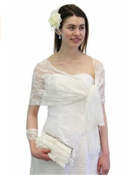 Formal Design Wholesale Price Custom Made Ladies Shawl With Lace 100% Good Quality Bridal Wraps 150*30