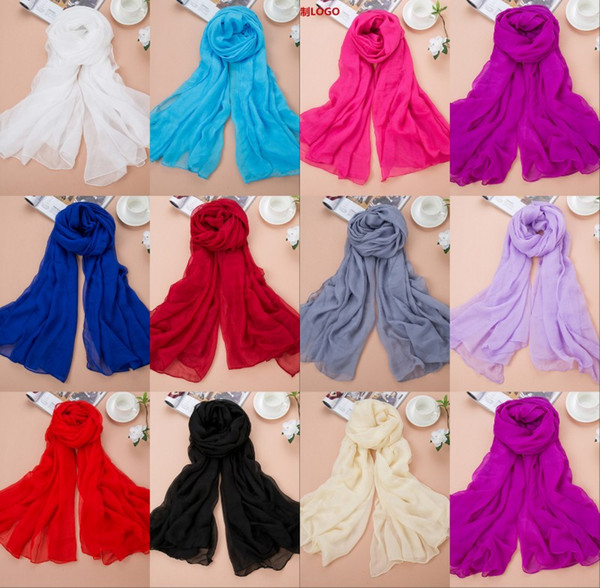 11 Color Summer Chiffon Bride Shawl Wraps Women Fashion Boho Party Supplies Sexy Sheer Elegant Wedding Bride Bridesmaid Shawl CPA1292