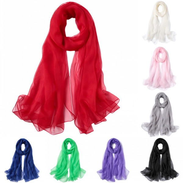 180*120cm 2022Big Size Chiffon Long Scarfs Women Fashion High Quality Imitated Silk Satin Scarves Polyester Shawl Hijab Wraps CPA1289