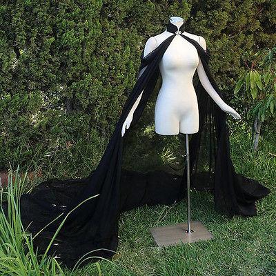 Elegant Wedding Jacket Custom Made Bridal Warps Cape Off the Shoulder Summer Chiffon High Neck Wedding Bolero Cloak Accessory Evening Coat