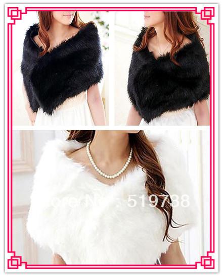 Adjustable Faux Fur Evening Shawl (More Colors)