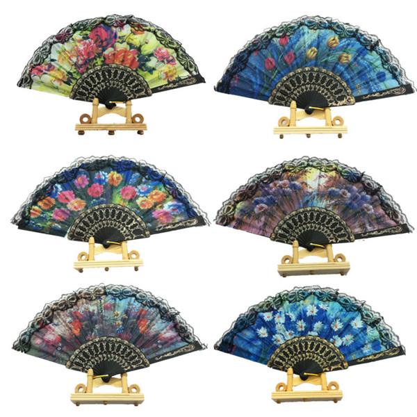 Vintage Lace Bridal Fans 2015 Cheap Plastic Trestle Painted Wedding Accessories In Stock Christmas Gifts Event Necessary Sunshade Fan