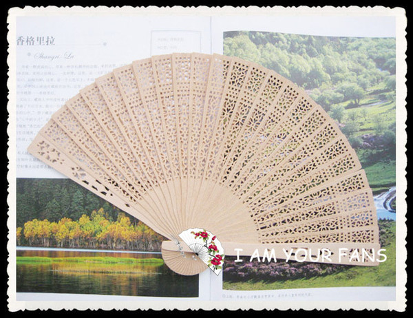 Bridal Wedding Fans Chinese Wooden Fans Bridal Accessories Handmade 8'' Fancy Cheap Wedding Favours Small Gifts for Guests Ladies Hand Fans