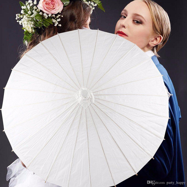 4 Size Multicolor Bamboo Paper Umbrella Parasol Dancing Wedding Party Coasplay Art Can be Printed and Drawed Parasols