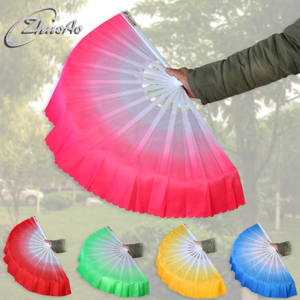 New Chinese silk dance fan Handmade fans Belly Dancing props 6 colors available Drop Hot sale