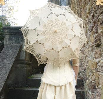 Antique lace parasols umbrellas wedding bride bridesmaid party photo props 12pcs lot in bulk