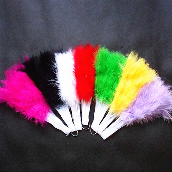 New Feather Fans Folding Dance Hand Fan Fancy Costumes For Women Halloween Wedding Party Supplies Hot Sale