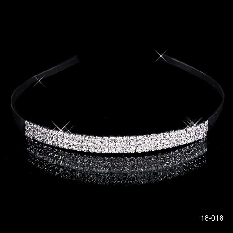 Rhinestone Crystal Wedding Party Prom Homecoming Crowns Band Princess Bridal Tiaras Hair Accessories Fashion Custom Made