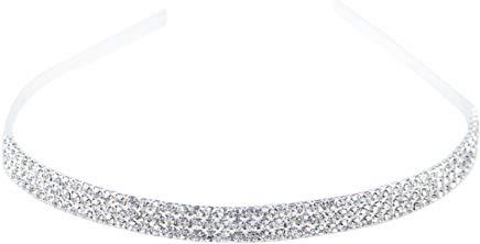 Rhinestones Crystal Headband Tiara For Women Headpieces For Simple Wedding Garden Wear Cheap