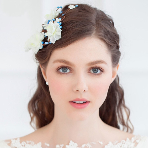 Fairy Bridal Hair Accessories Flowers Wedding Accessories 2017 New Arrival Garden Style Cheap Wedding Hair Accessories