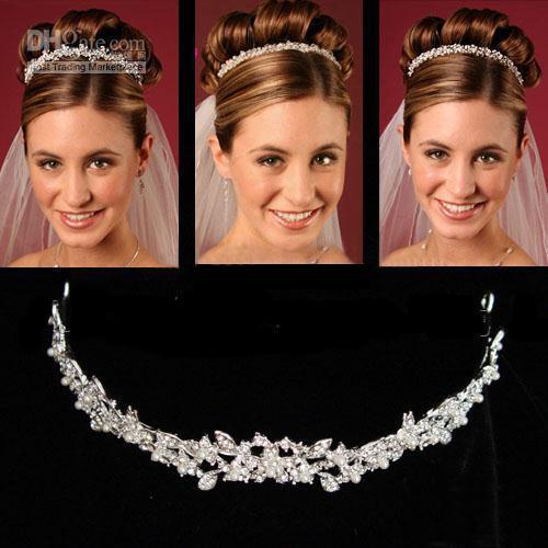 Cheap Fashion New Bling Bling Crystal Gorgeous Shiny Bridal Tiaras & Hair Wedding Accessories Free Shipping High Quality Hot Selling A10