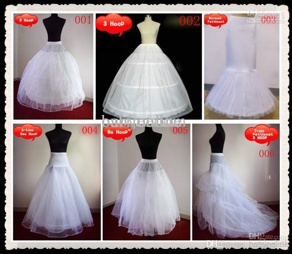 Cheapest Petticoat Underskirt For Brides Free Style for Wedding Party Prom Formal Events