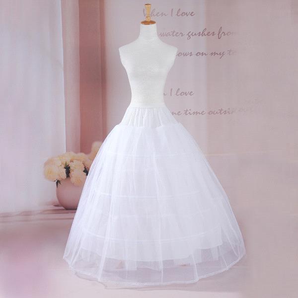 High Quality Hot A Line Plus Size Crinoline Bridal 3 Hoop Two Layer Petticoats For Wedding Dress Wedding Skirt Accessories Slip CPA209